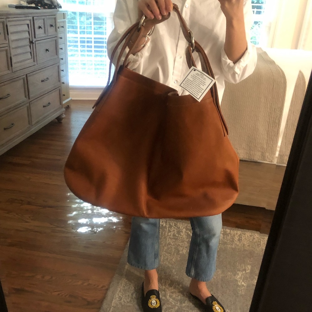Cape Cod Leather Equestrian Tote